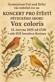 Pozvánka na koncert Vox coloris – pátek 13. 6.