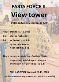 Pasta Force II – přihlašování do 28. 11.