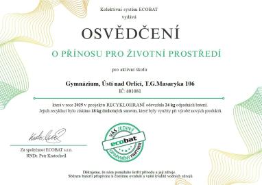 Recyklohraní – přínos pro životní prostředí