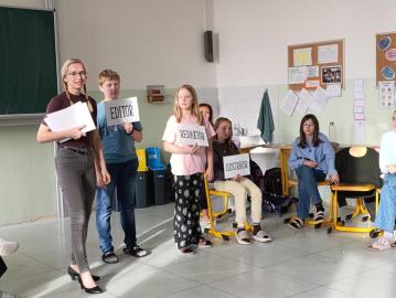 Beseda se spisovatelkou Katkou Pavlíkovou – 1. B